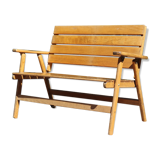 Folding bench sodibois 70s