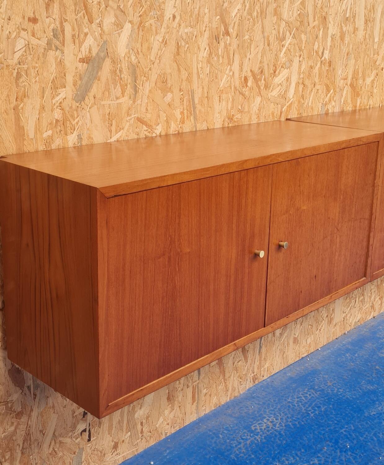 Scandinavian wall sideboard 1960