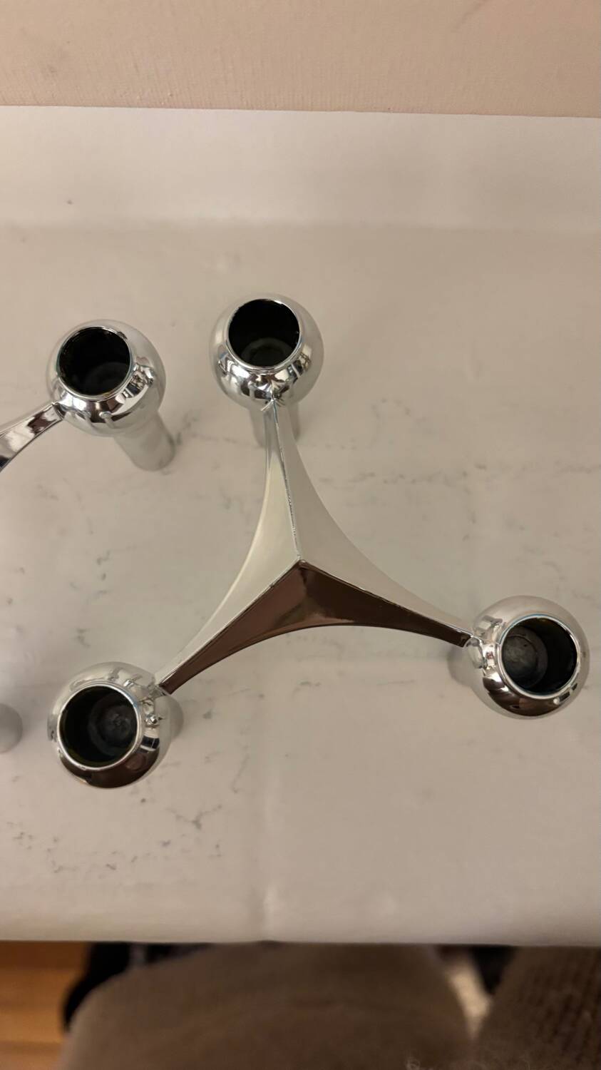 Lot de 4 bougeoirs Stoff de Nagel
