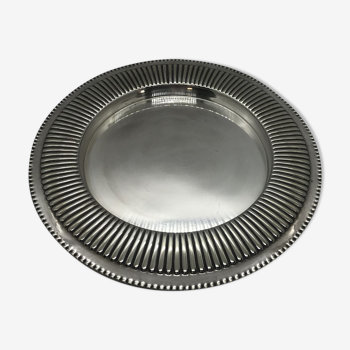 Silver metal dish