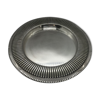 Silver metal dish