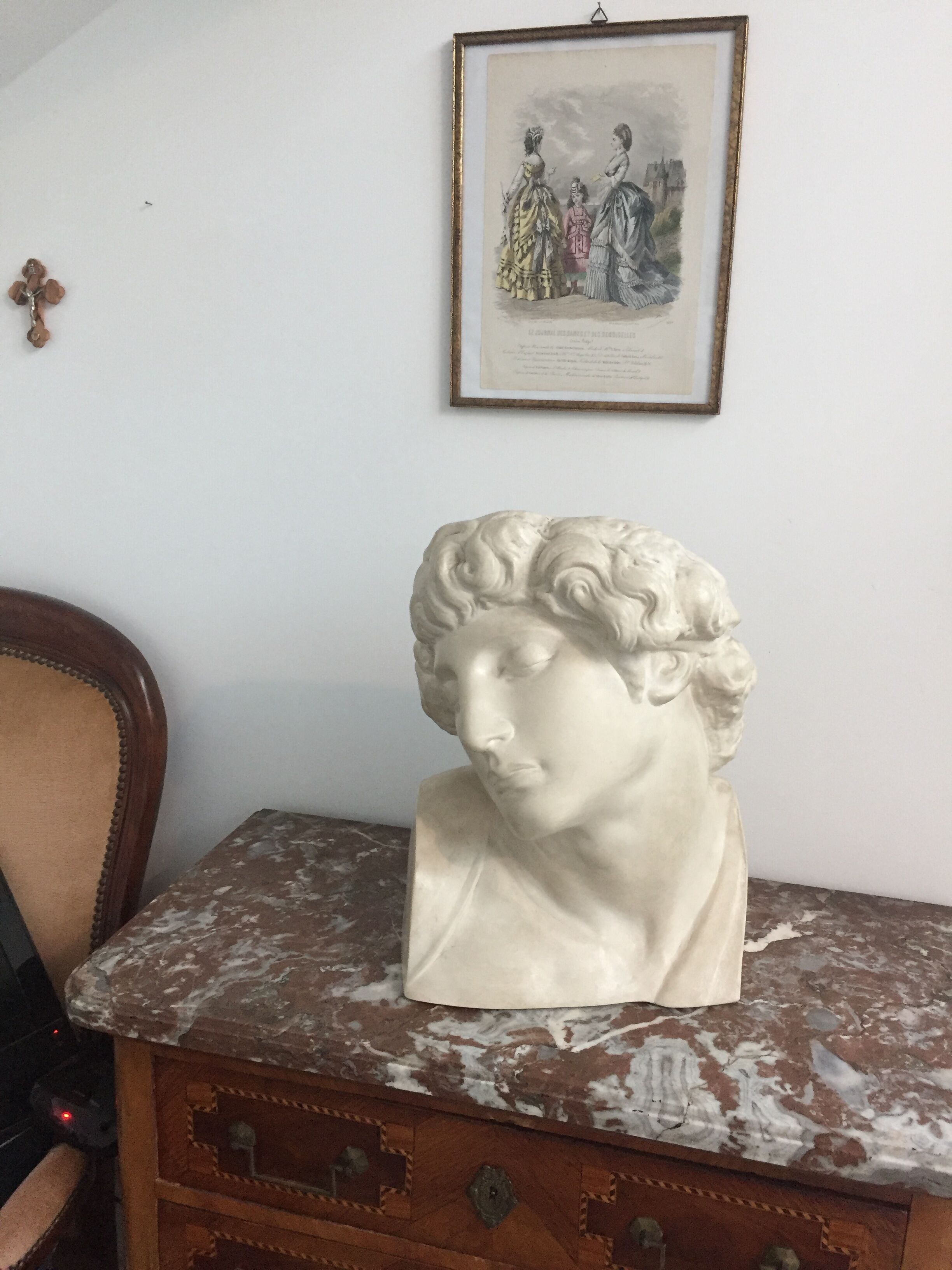 Bust, the dying slave, Michelangelo