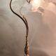 Rock lamp bronze and brass art nouveau tulip free form