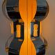 Chrome metal slat lamp, 1970s, psychedelic