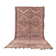 Purple Vintage Beni Mguild Rug 186 x 353 cm - Handmade Berber Wool Rug