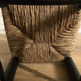 Small children's chair - wood and straw