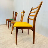 Four vintage dining chairs