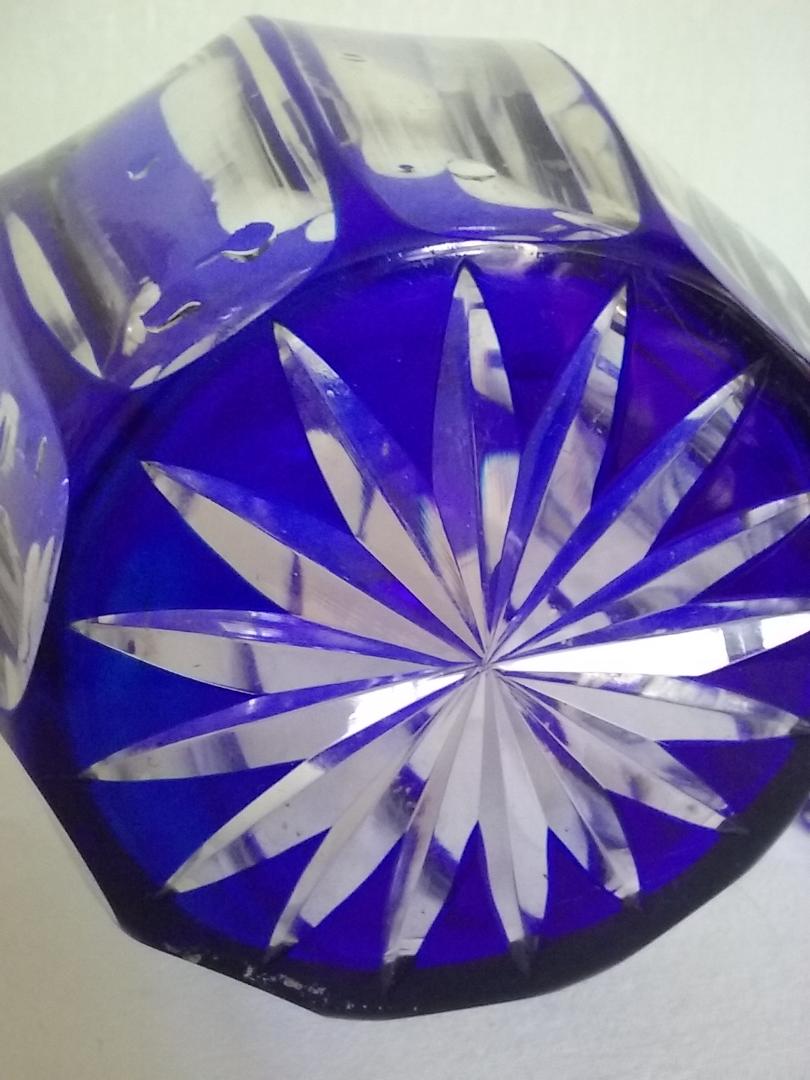 Art Deco glass liquor service