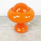 Vintage opaline mushroom table lamp, 1970s