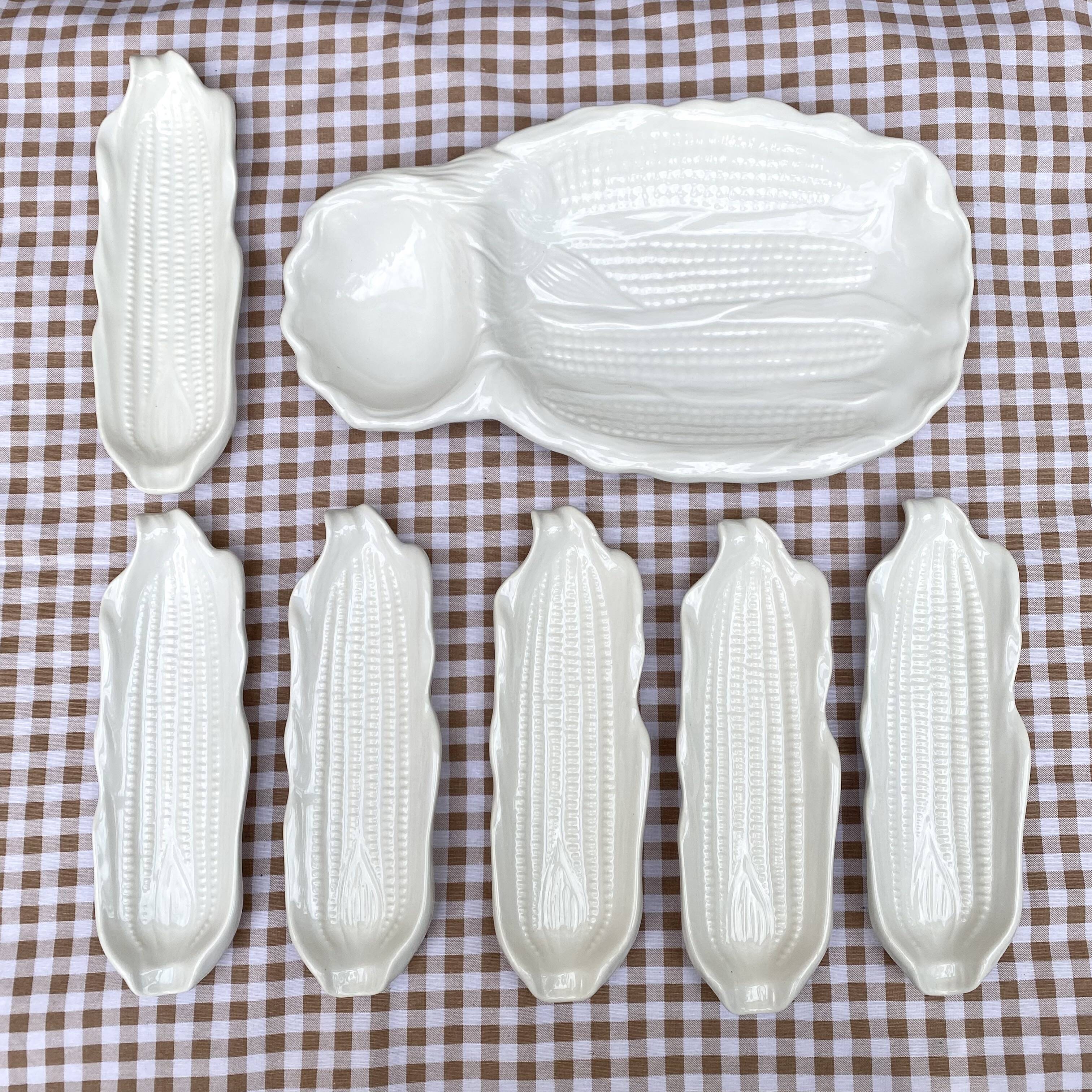 Vintage ceramic corn service from the USA