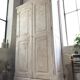Antique wardrobe in patinated pine