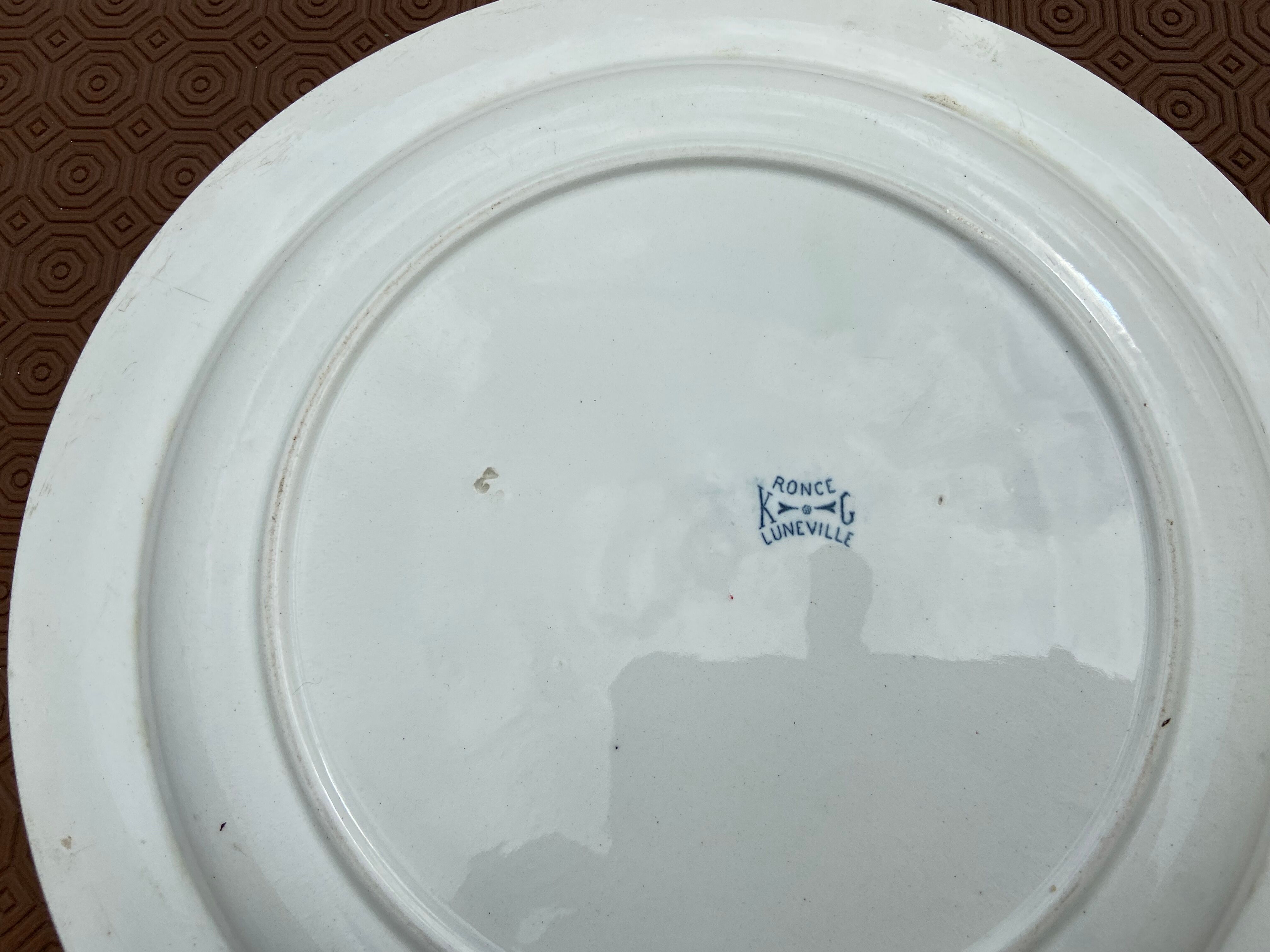 Luneville earthenware dish