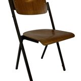 Set Of Four Compass Chairs 1960 Dutch Design School Chairs