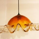 Mazzega murano glass pendant light