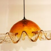 Mazzega murano glass pendant light