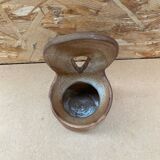 Ancien pot suspension murale dehoux j.m. grès beige luc en diois