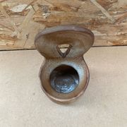 Ancien pot suspension murale dehoux j.m. grès beige luc en diois