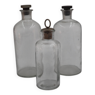 3 old bottles