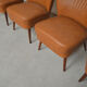 Vintage Tan cocktail armchair years 60