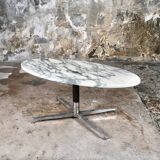Michel Kin Arabescato marble coffee table for Arflex, 1960