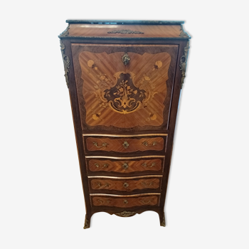 Bureau secrétaire,  chiffonnier fin XIXeme siècle