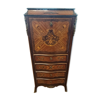 Bureau secrétaire,  chiffonnier fin XIXeme siècle