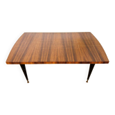 Art Deco dining table varnished in rosewood 1960