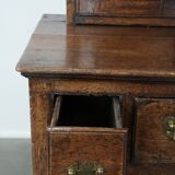 Large English antique oak kitchen cabinet / dresser from the 18th century