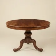 Wooden round table