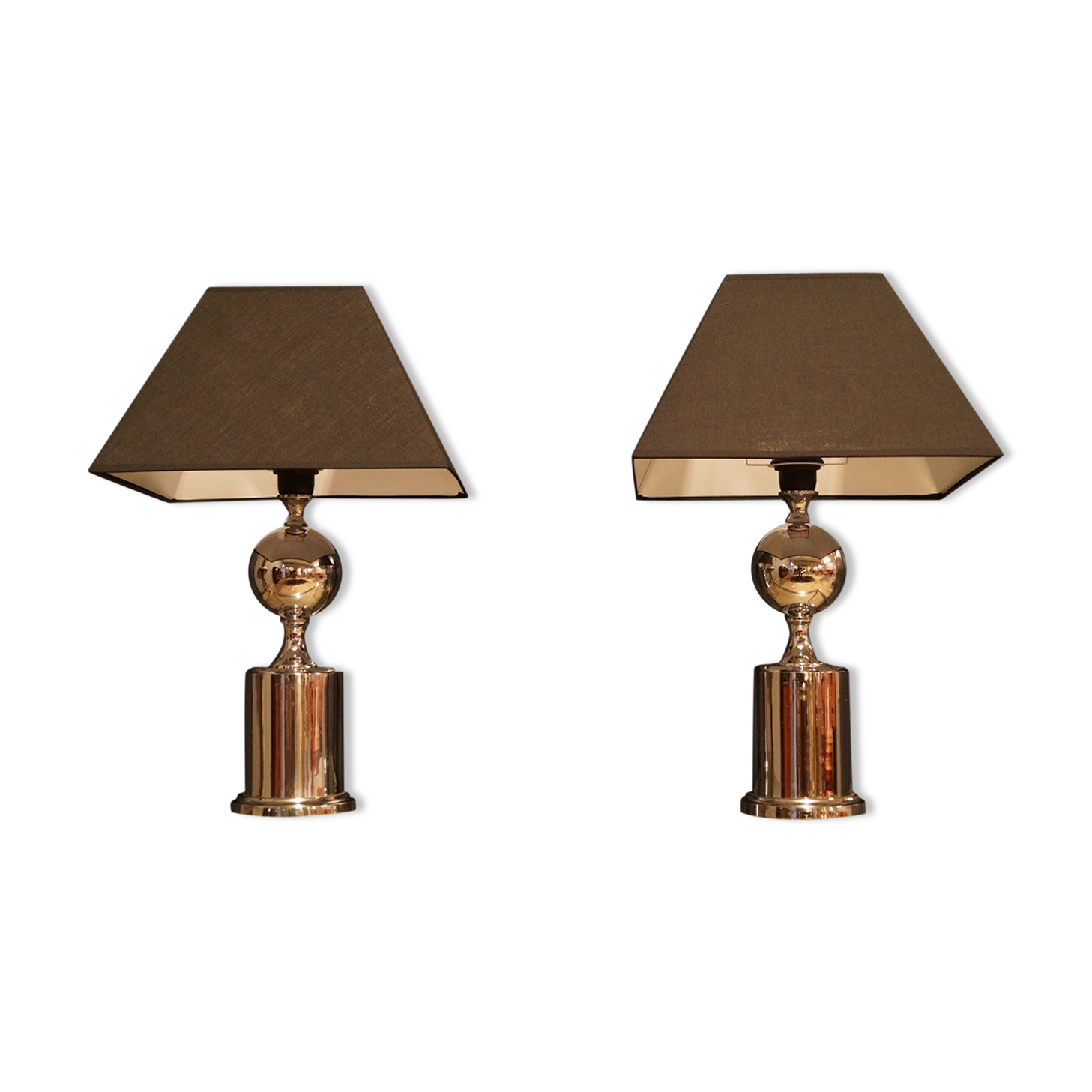 Paire de lampe design 1970
