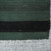 Green & Black Vintage Kilim Rug, 86x86Cm