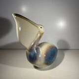 Bird sculpture, polychrome ceramic, Goebel, Germany 1984