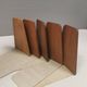 5 vintage bookends from the 1960s, teak with metal feet by Kai Kristiansen