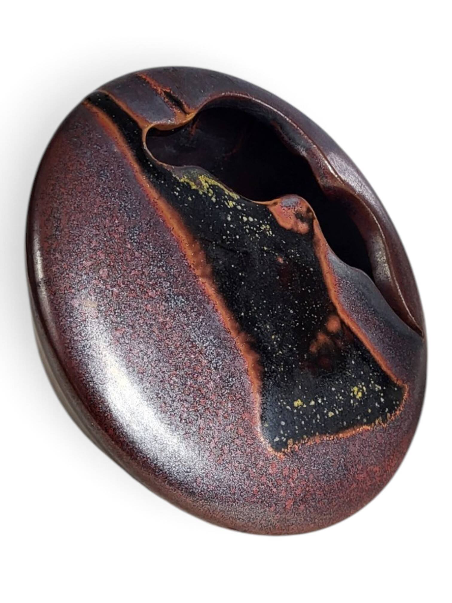 Vase en grès émaillé de Jean Cacheleux — Puisaye