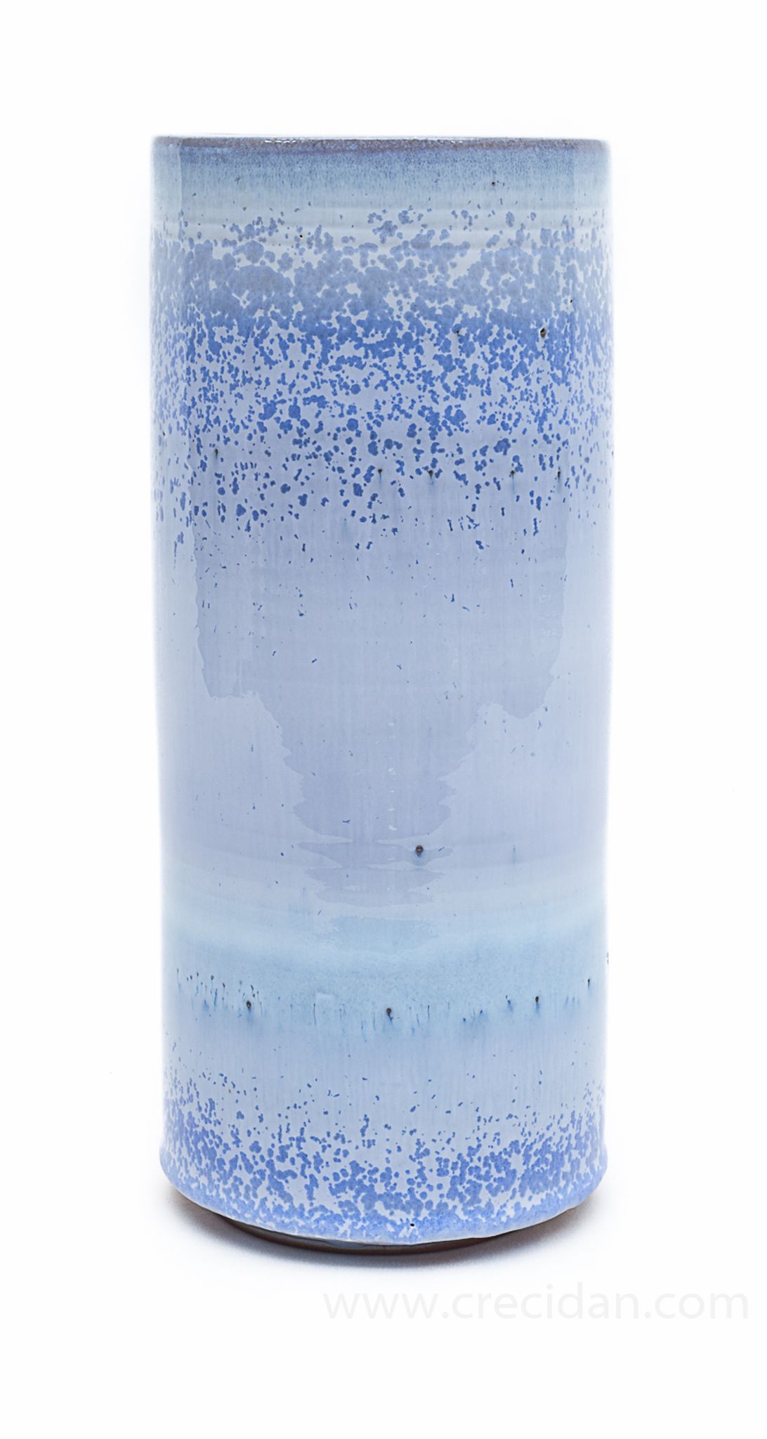 Vase bleu émaillé