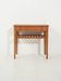 Scandinavian bedside table with slatted shelf