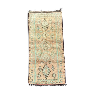 large Moroccan carpet boujad 155x380 cm