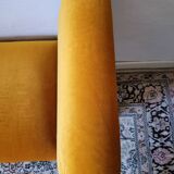 Vintage velvet sofa