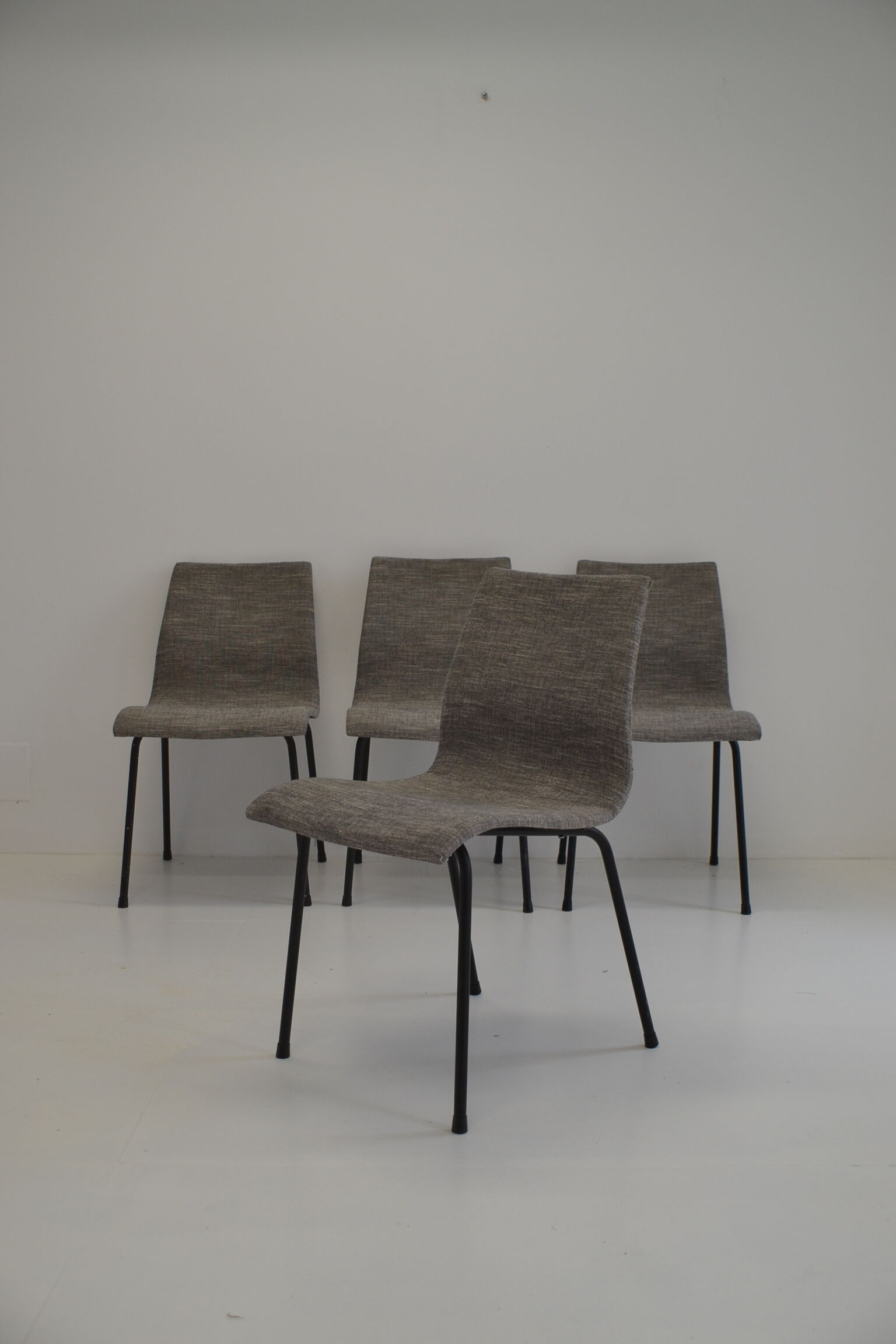 Set of 4 chairs by René-Jean Caillette for Charron