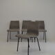 Set of 4 chairs by René-Jean Caillette for Charron