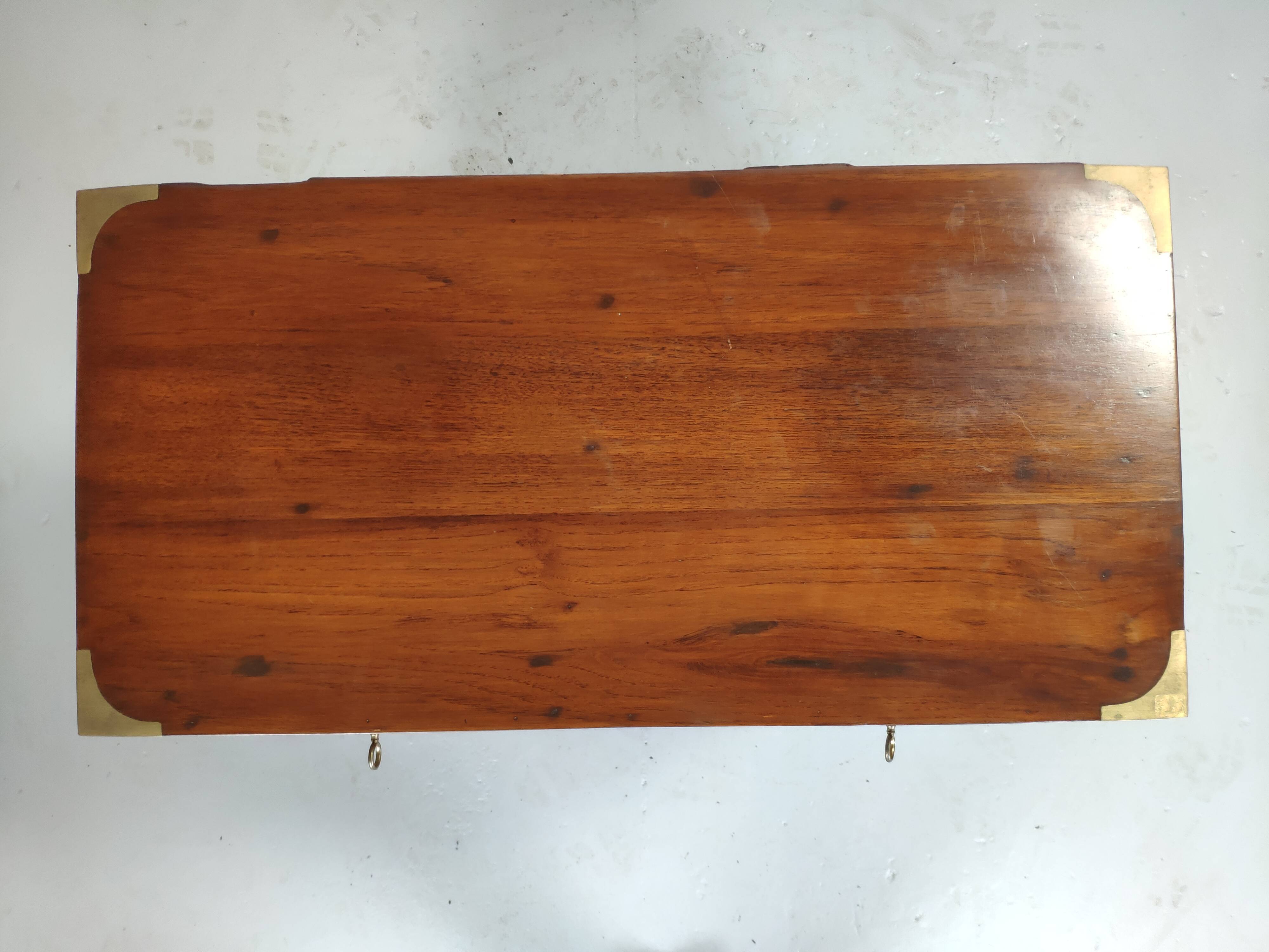 Commode de marine teck poignée laiton
