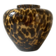 Large Hutschenreuther vase signed, blown glass in tortoiseshell style like Murano.