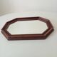 Vintage octagonal mirror from the 1960s.