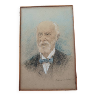 Portrait signé Pierre Carrier Belleuse 1903