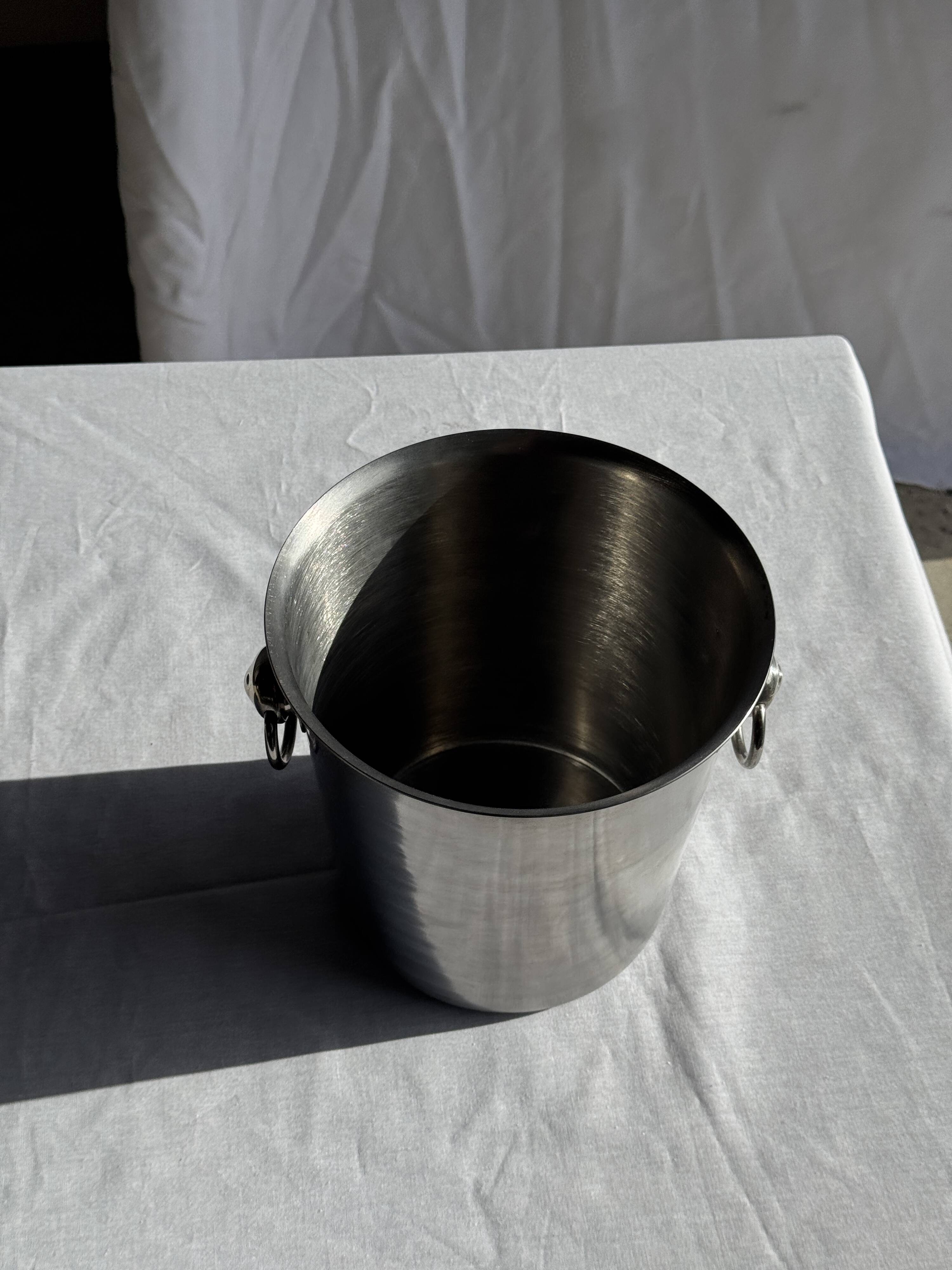 Vintage silver-plated champagne bucket H19