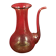 Design decanter, pourer in glassware of biot green vintage glass