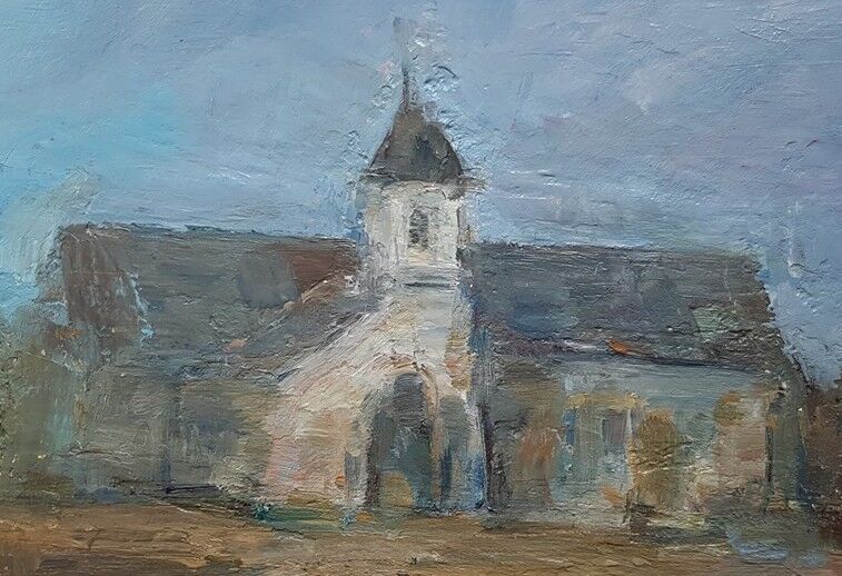 Painting by Nagao Usui: "The Old Church"