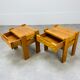 Pair of homemade elm bedside tables Regain