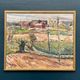 Original Swedish Oil on Panel – “Landscape” by Alexander Roos (1895–1973) – Signed – Vintage & Framed – 48 × 41 cm