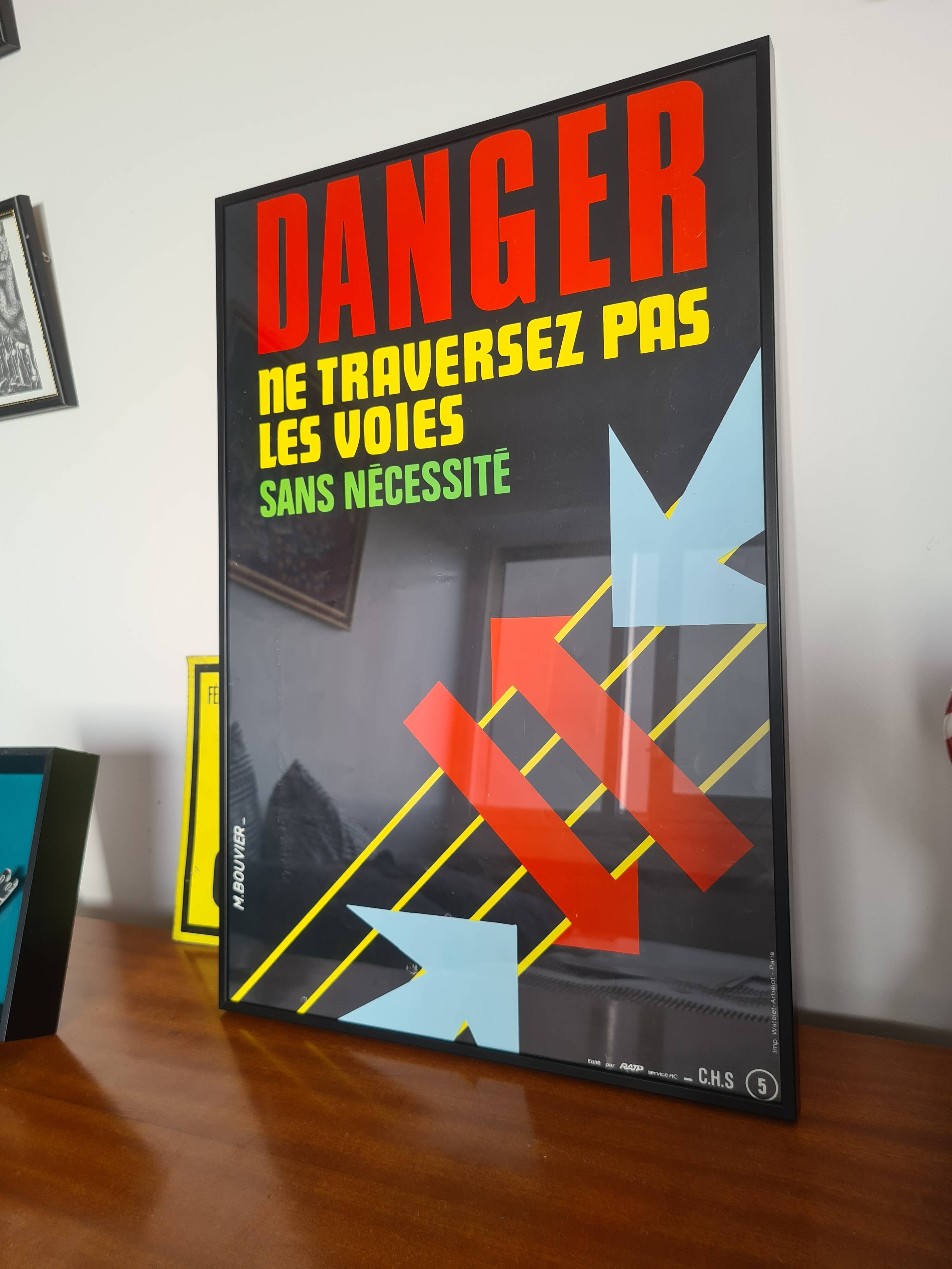 Vintage RATP poster from the 70s